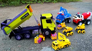 Xe Cẩu , Xe Tải Chở Cát Bự Khổng Lồ , Xe Múc Đất , Xe Trộn Bê Tông , Máy Xúc Cát , Xe Ô Tô Đồ Chơi