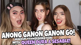 Q&A HABANG NAGME-MAKEUP WITH QUEEN DURA & SESABLE ( SOBRANG ALIW SES! ) || JanaLarman