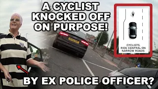 A Cyclist Knocked Off on Purpose by an Ex Police Officer?