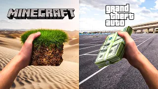 Przetrwałem 24 Godziny w Minecraft vs GTA