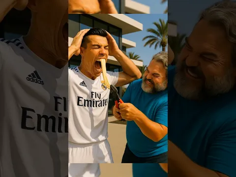 ¡Los Dientes de Ronaldo Crecieron Demasiado! 😱😢