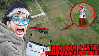DRONE MENANGKAP NAMPAK NENEK OPAH SERAM DI SAWAH PERDESAAN!!! DIA NYARI CUCUNYA UPIN IPIN!!!
