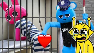 PINKI intenta ESCAPAR de la PRISIÓN en la VIDA REAL 😨😱 (Simon Reacciona en Sprunki Incredibox)