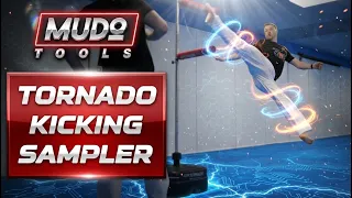 Taekwondo Kicking on Mudo Tools Tornado Stand | Martial Arts Kicks