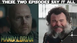The Mandalorian s3:  You need only compare these two episodes to figure out what went wrong
