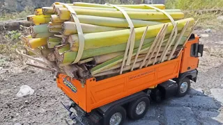 RC TRUK muatan penuh di tanjakan
