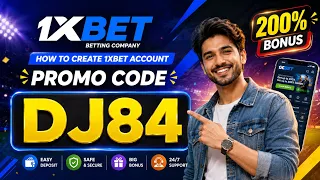 1XBET PROMO CODE / FREE BOOST 1XBET FOR REGISTRATION / PROMO CODE NEW - DJ84 / 1XBET 2026