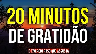 20 MINUTOS DE GRATIDÃO INTENSA COM AFIRMAÇÕES POSITIVAS