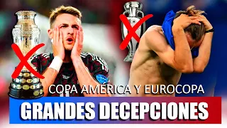 5 Grandes DECEPCIONES de la EURO y la COPA AMÉRICA