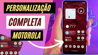 PERSONALIZEI MEU MOTOROLA ✨ No Estilo Android 12 + Pack de Widgets e Tema