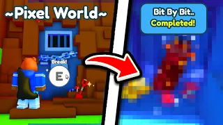 😳 Did We find Pixel Worlds *SECRET CAVE* & Pixel Hoverboard in Pet Simulator X ? (Roblox)