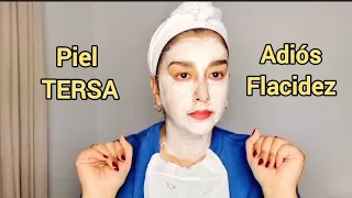 Mascarilla De YESO NATURAL para combatir la FLACIDEZ en el rostro 👌👌