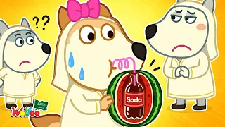 لا تشرب الكثير من الصودا، Lucy - Wolfoo تتعلم عادات صحية للأطفال | @wolfooinarabic