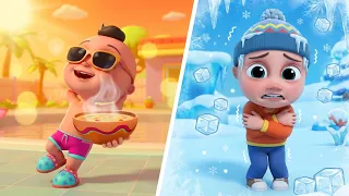 Heiß & Kalt Gegensätze lernen! ❄️🔥Baby Berry Kinderlieder Sammlung – Spaß & Lernen für Kinder 🎵