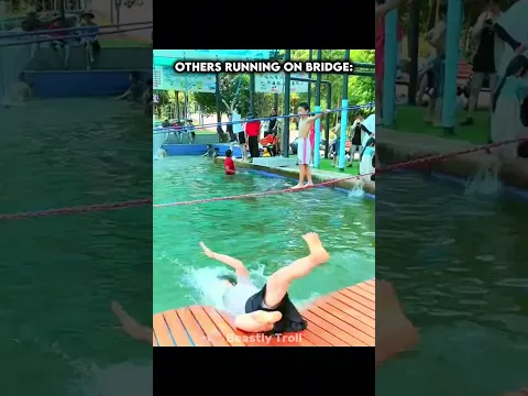Others Bridge Running vs This Girl💀