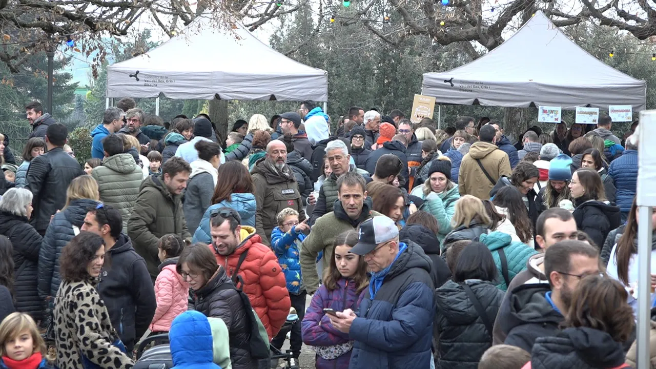 Bona acollida de la Fira de Nadal a Sant Vicenç de Torelló