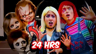 24 HORAS SIENDO CHUCKY Y TIFFANY !!