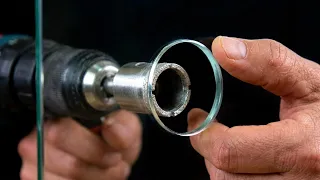 COMO HACER ORIFICIOS O PERFORACIONES EN VIDRIOS Y ESPEJOS MUY FACIL  #DIY -  Luis Lovon