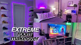Extreme Room Makeover | Aesthetic/TikTok/Pinterest Bedroom Transformation
