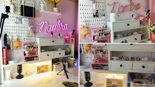 (NST) New Studio Tour!! Finally I made my new studio!! Aesthetic ASMR Stationery Haul ✨🌼