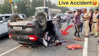 Live Accident😱mohali To Delhi🥵