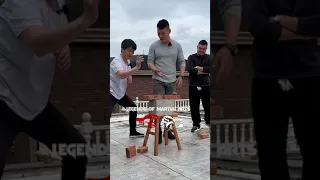 Breaking things competition, Martial arts training. #martialarts #training #kickboxing #kungfu #ufc