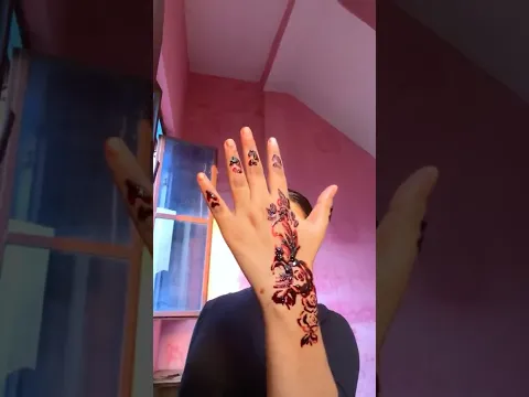 Can we reuse mehndi stencils or sticker |#shorts