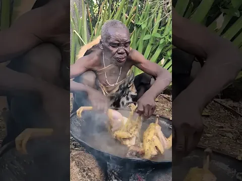 Traditional Cooking in the Wild: Preparing Whole Chicken Over Open Fire 🍗🔥