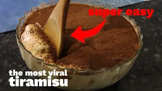 Trying the most VIRAL Tiramisu recipe | Should you try it? [EASY]