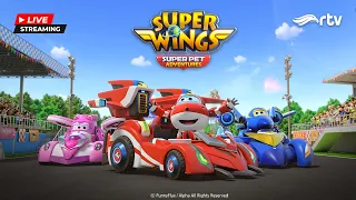 🔴LIVE | Super Wings RTV | Super Pet Adventure | Season 7 | Eps. 21-25