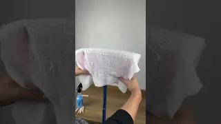 Pon una toalla en tu escoba y mira a ver qué pasa #food #tips#faciles #Viral #idea #trucos#cleaning
