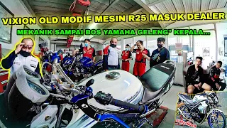 REAKSI ORANG DEALER YAMAHA LIHAT VIXION OLD MESIN R25 2SILINDER