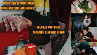 KEGIATAN DI RUMAH MAMAH MERTUA | MASAK SAYUR BAYAM KESUKAAN SUAMI 💜