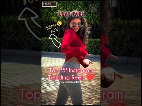 Laal pari song dance reels 😍। Top 5 Instagram trending reels 🔥❤️