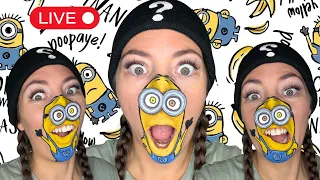 How to paint a Minion on your face with Mariam Marks- level Easy