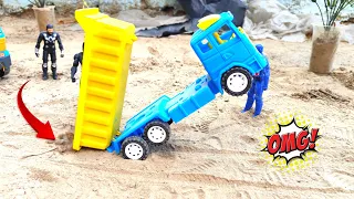 Jcb loading sand with tractor and truck || gadi wala video @surajofficialfacts