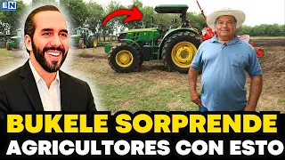 BUKELE SORPRENDE AGRICULTORES CON ESTO EN EL SALVADOR
