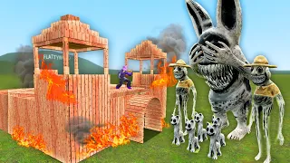 ¿PODRAN LOS MUTANTES DE ZOONOMALY ENTRAR A MI FORTALEZA? | Garry's Mod