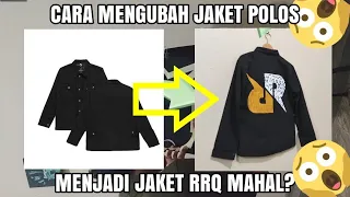 Lukis jaket polos jadi jaket RRQ yang mahal?😱 #rrq