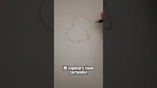INTENTANDO DIBUJAR UNA CAPIBARA