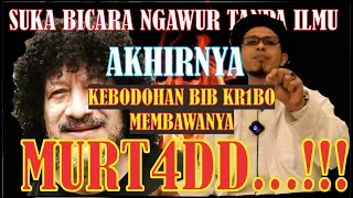 PANTES.. TERNYATA BEGINI AQIDAH BIB KR1BO SEBNARNYA.. KAC4UU..!!!