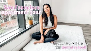 SAN FRANCISCO APARTMENT TOUR | moving to california for dental school