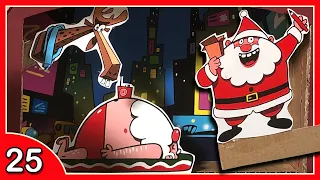 How to Make Santa's House & Puppet Theatre | DIY Cardboard Houses ⭐ Box Xmas #17