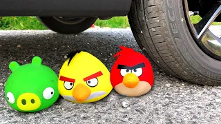 Crushing Crunchy & Soft Things by Car!   EXPERIMENT  JELLY GLOVE vs CAR vs FOOD