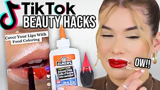 Testing SUPER VIRAL Tiktok BEAUTY HACKS!