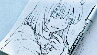 ひたすら線画を調整する動画✍️