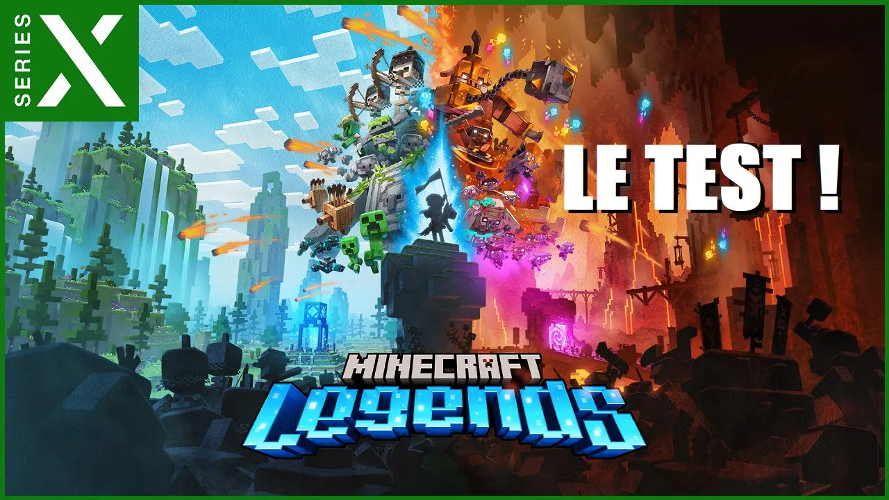 Vido-Test de Minecraft Legends par Salon de Gaming de Monsieur Smith