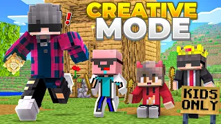 How I Got CREATIVE in 'KIDS ONLY' Minecraft Server!