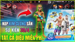 Free Fire | Nạp Kim Cương Quay Sự Kiện 30/4 Và Nhận Đồ Miễn Phí Mới Nhất 