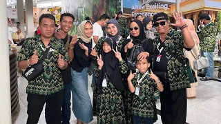 VLOG LIHAT KEBERANGKATAN UMRAH KELUARGA @keripikkentangmasboy #ombobguys #trending